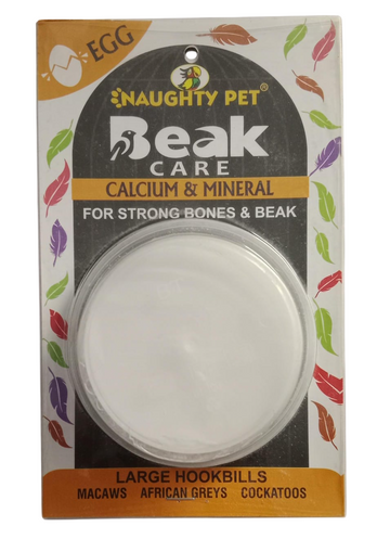 Naughty Pet Beak Care Calcium & Mineral Block - Large Hookbills